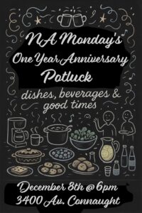 NA Monday Anniversary Potluck