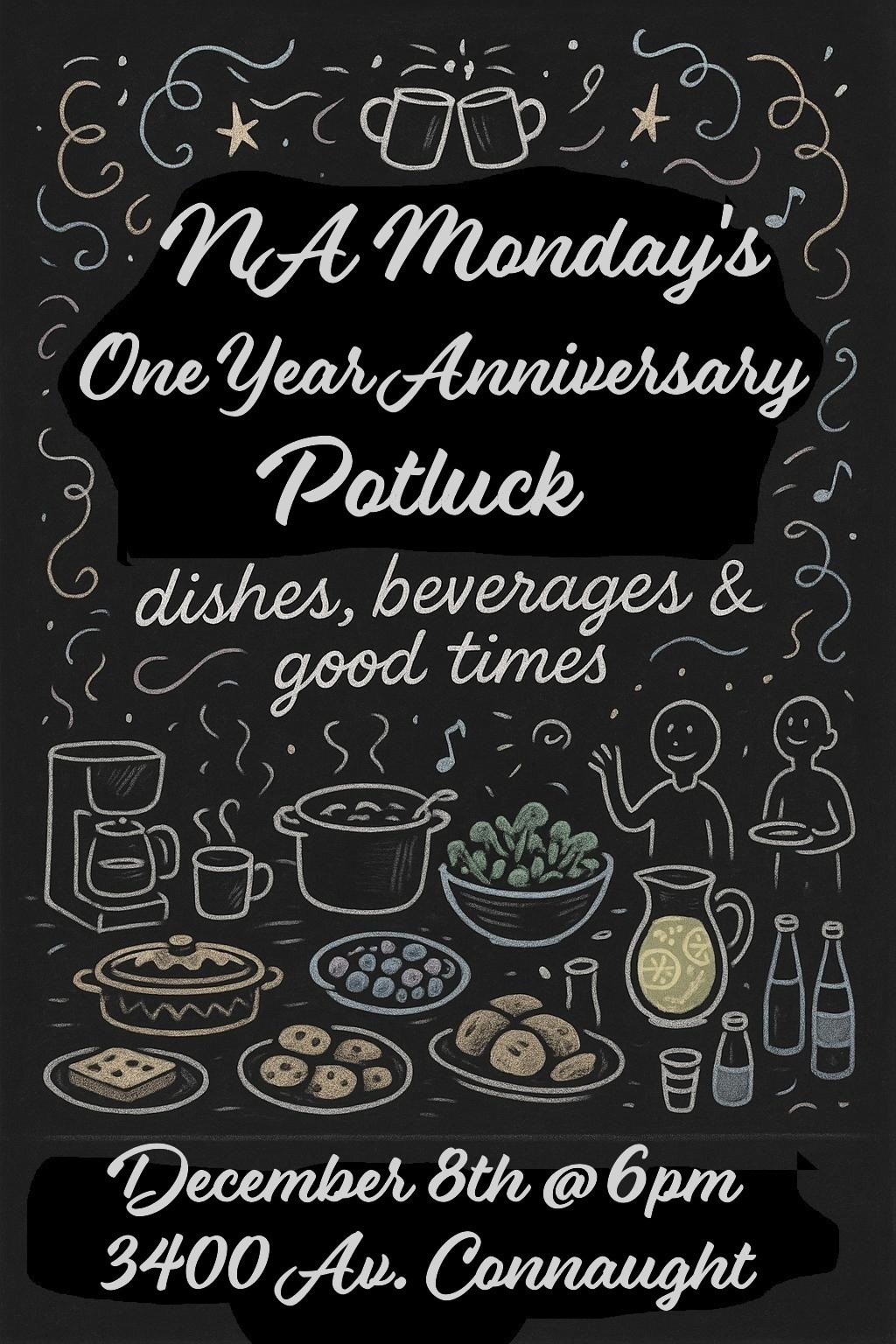 NA Monday Anniversary Potluck